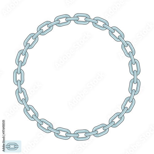 easy to use chain brush, vector template design