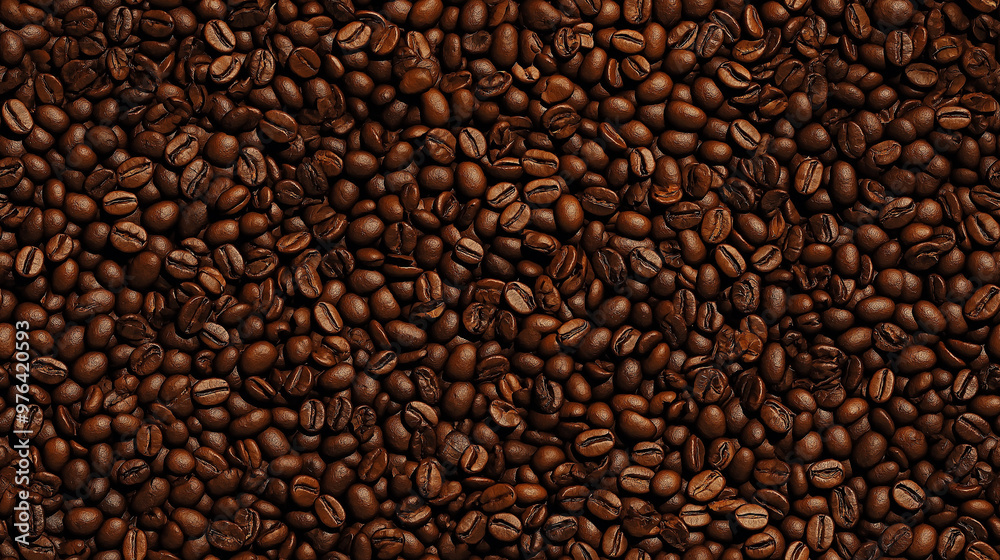 a pattern in photograph, extreme close-up, top-down view of coffee beans, filling the entire frame with a focus on the intricate details of the food items a pattern in photograph, extreme close-up, top-down view of coffee beans, filling the entire frame with a focus on the intricate details of the food items