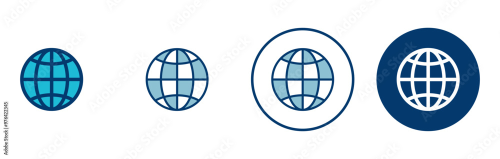 Web icon vector isolated on white background. Website vector icon. Internet world vector Web icon vector isolated on white background. Website vector icon. Internet world vector