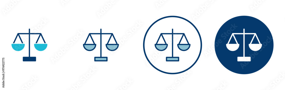 Scales icon vector isolated on white background . Law scale icon. Justice sign Scales icon vector isolated on white background . Law scale icon. Justice sign