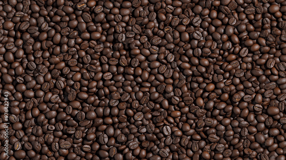 a seamless pattern in photograph, extreme close-up, top-down view of coffee beans, filling the entire frame with a focus on the intricate details of the food items a seamless pattern in photograph, extreme close-up, top-down view of coffee beans, filling the entire frame with a focus on the intricate details of the food items