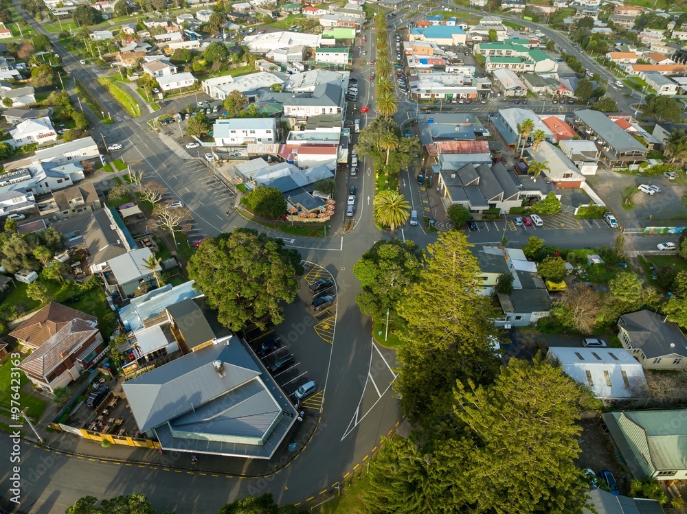 Rural holiday town of Raglan, Waikato, New Zealand. Rural holiday town of Raglan, Waikato, New Zealand.