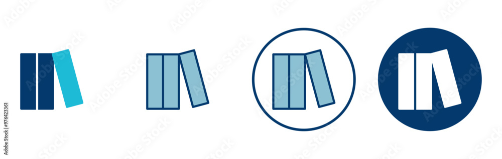 Library icon vector isolated on white background. Book icon vector Library icon vector isolated on white background. Book icon vector