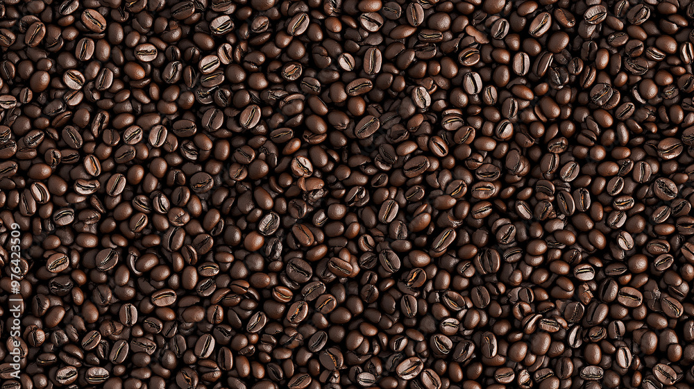 a seamless pattern of a close-up, top-down view of coffee beans, filling the entire frame with a focus on the intricate details of the elements a seamless pattern of a close-up, top-down view of coffee beans, filling the entire frame with a focus on the intricate details of the elements
