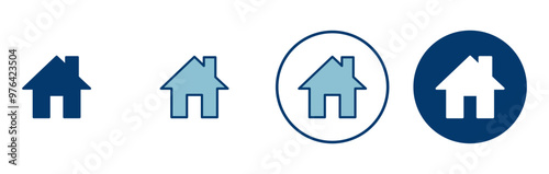 Home icon vector isolated on white background. House vector icon. Address