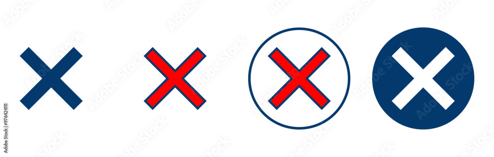 Close icon vector isolated on white background. Delete icon. remove, cancel, exit symbol Close icon vector isolated on white background. Delete icon. remove, cancel, exit symbol