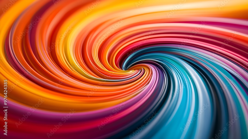 Concentric circles of swirling lines, abstract geometric art, bright and contrasting colors, modern and minimalistic style, sharp focus. Concentric circles of swirling lines, abstract geometric art, bright and contrasting colors, modern and minimalistic style, sharp focus.