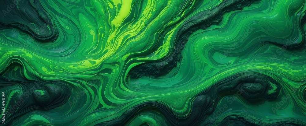green and black fluid liquid texture background green and black fluid liquid texture background