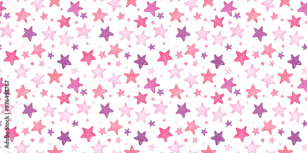 rose and magenta color stars seamless pattern, clean surface texture, white background rose and magenta color stars seamless pattern, clean surface texture, white background