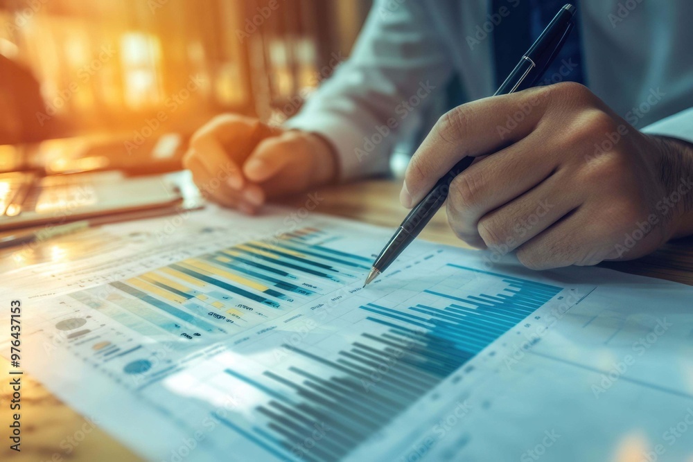 Businessman follow up progress of project work by using weekly gantt chart and graphic show the progress of team member on job status dashboard Businessman follow up progress of project work by using weekly gantt chart and graphic show the progress of team member on job status dashboard