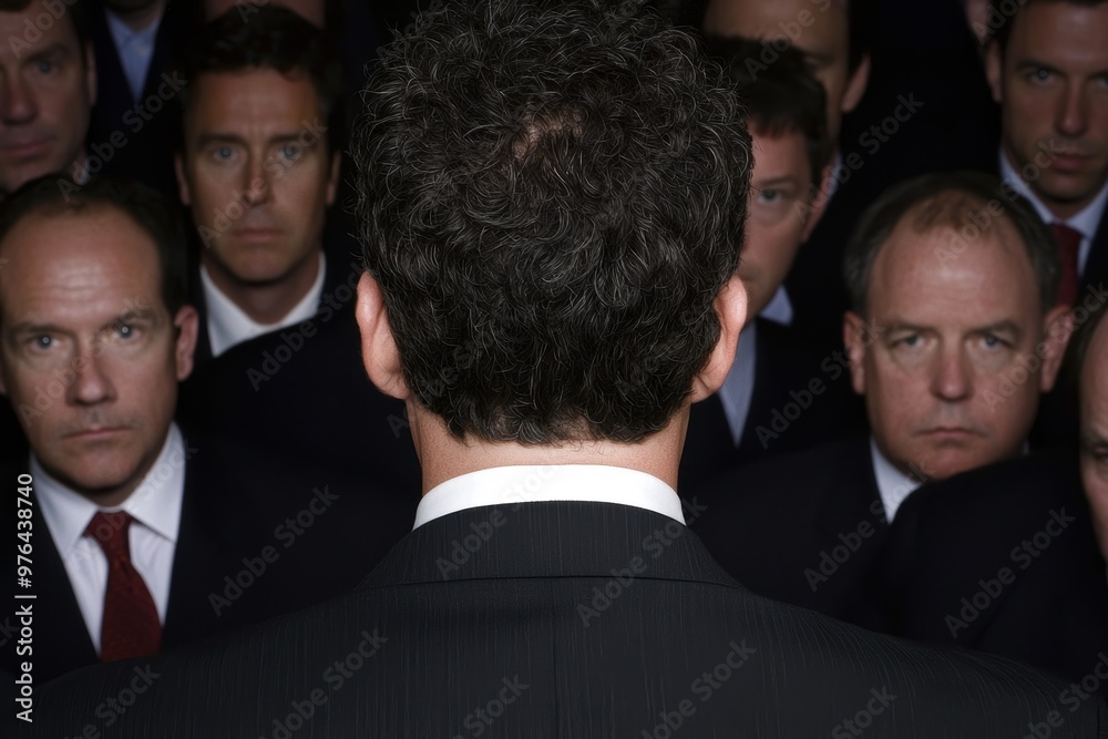group of businessmen in suits standing together group of businessmen in suits standing together