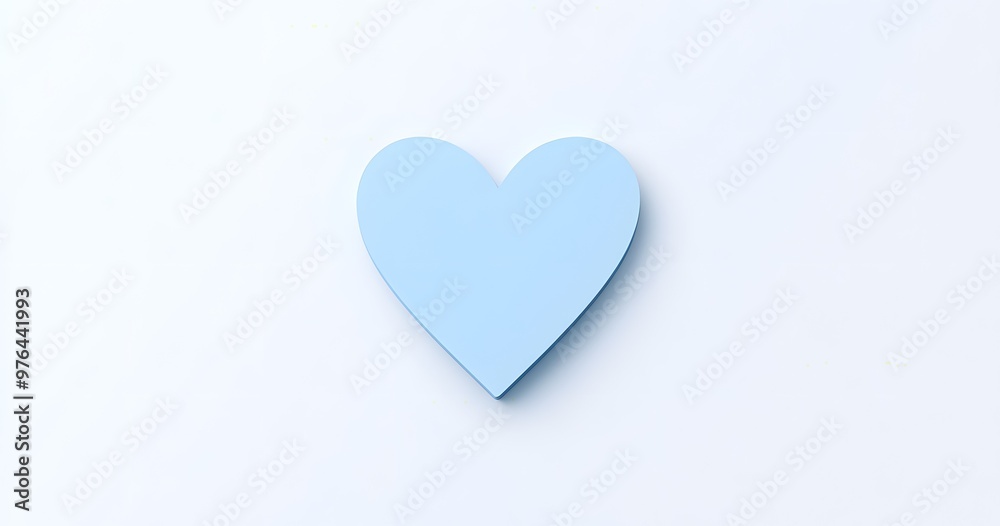 blue heart on white background blue heart on white background