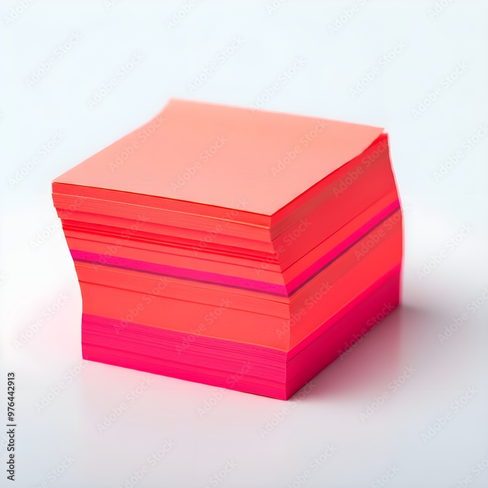 stack of red post-it notes stack of red post-it notes