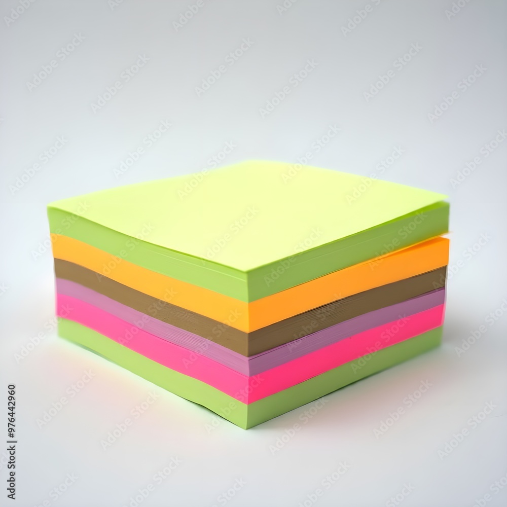 stack of colorful post-it notes stack of colorful post-it notes