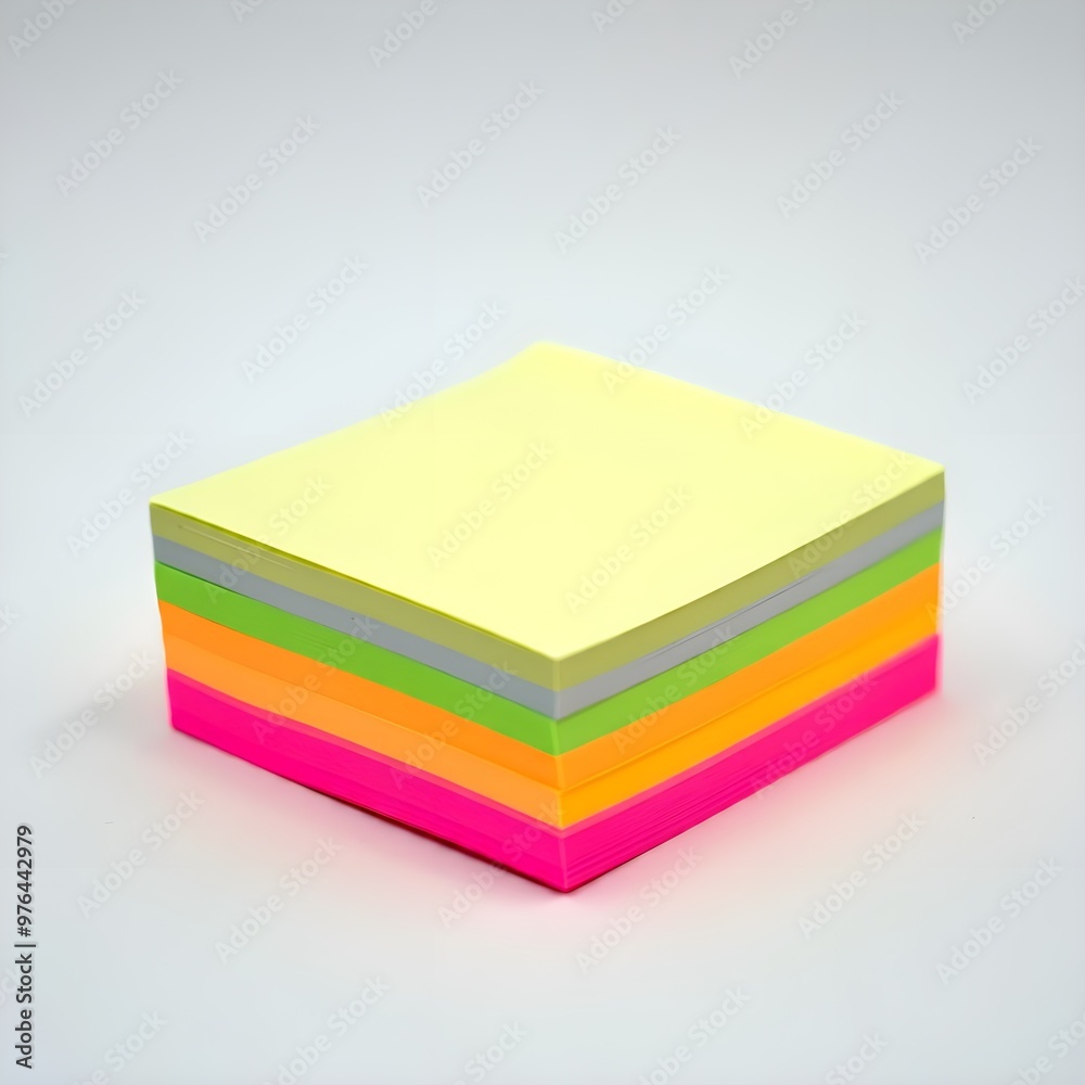 stack of colorful post-it notes stack of colorful post-it notes
