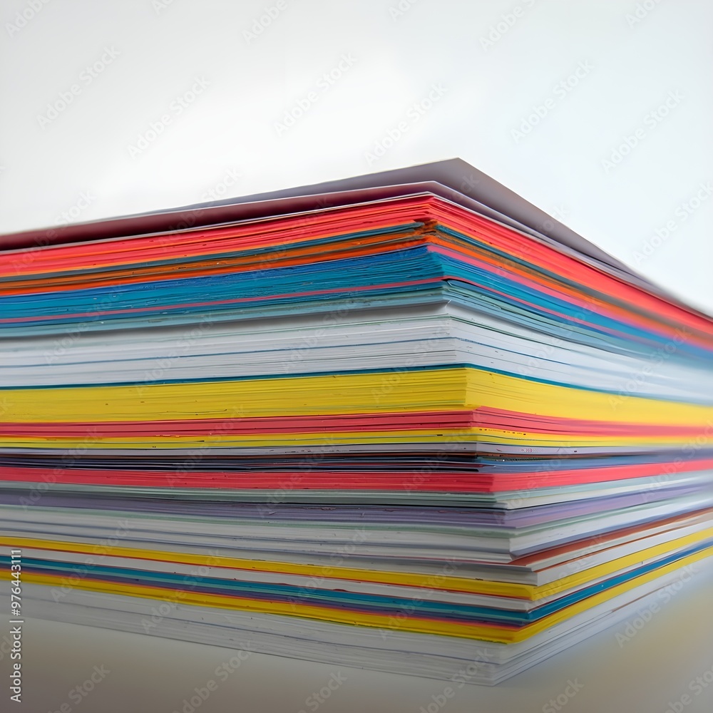close up stack of colorful post-it notes close up stack of colorful post-it notes