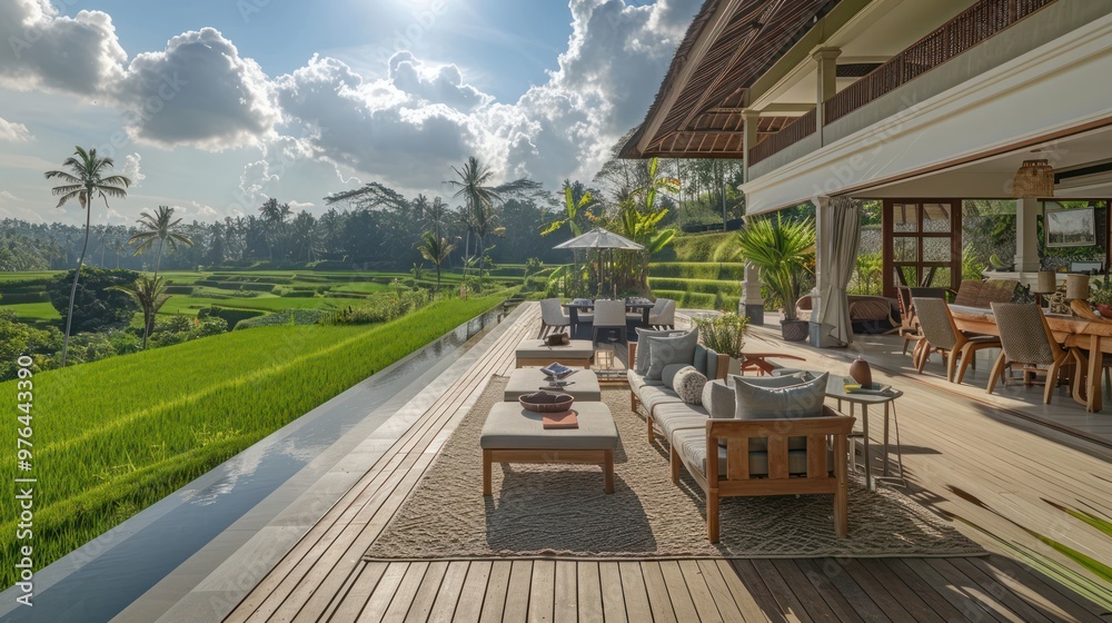 Luxury Villa with Rice Paddy View in Bali Luxury Villa with Rice Paddy View in Bali