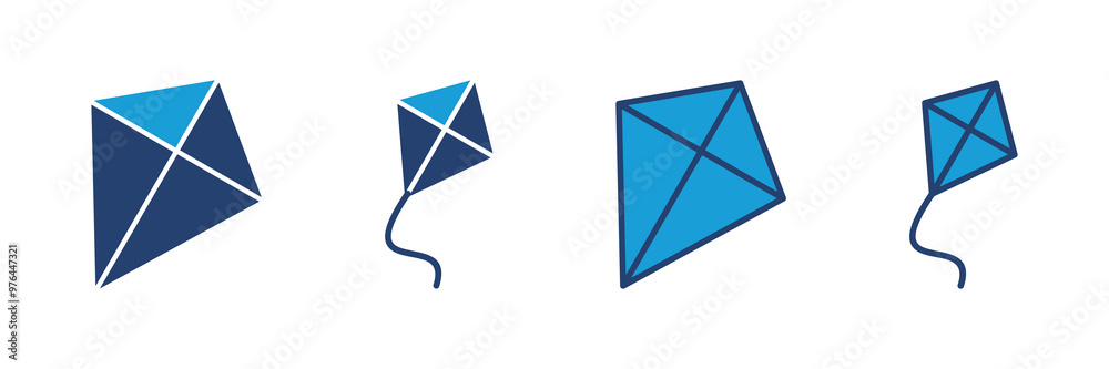 Kite icon vector. kite vector icon. Kite icon vector. kite vector icon.