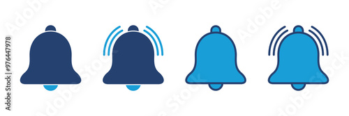 Bell Icon vector. Notification icon for your web site design