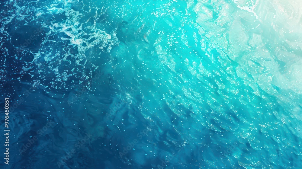 Ocean Surface with Foam and Ripples Ocean Surface with Foam and Ripples