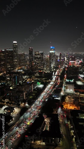Downtwon Los Angeles at night