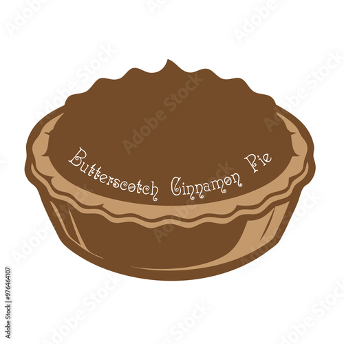 Butterscotch Cinnamon Pie