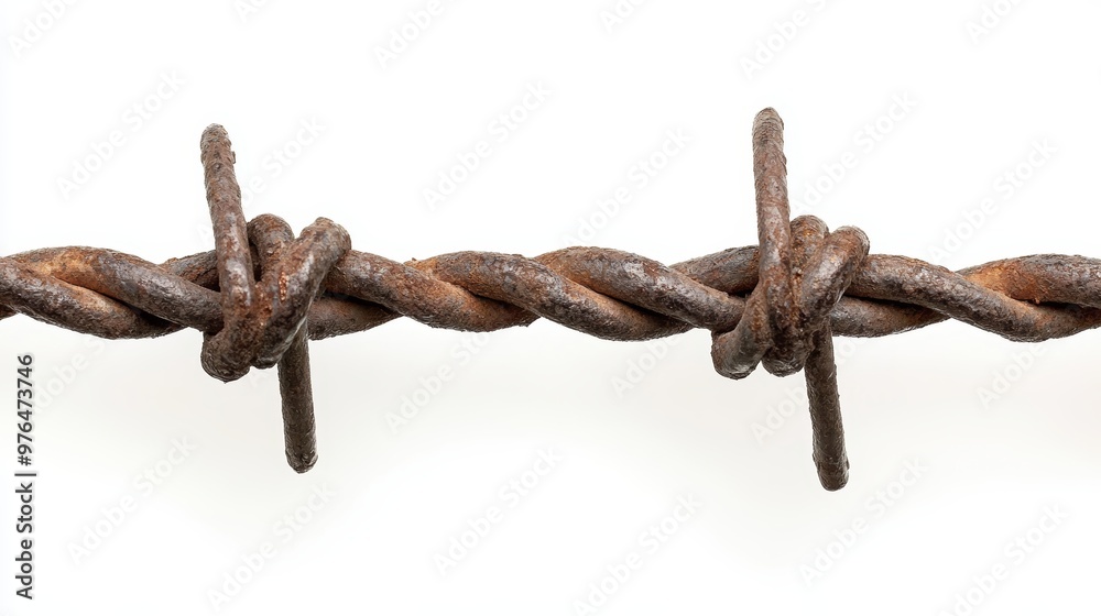 Isolated background of bar wired Isolated background of bar wired