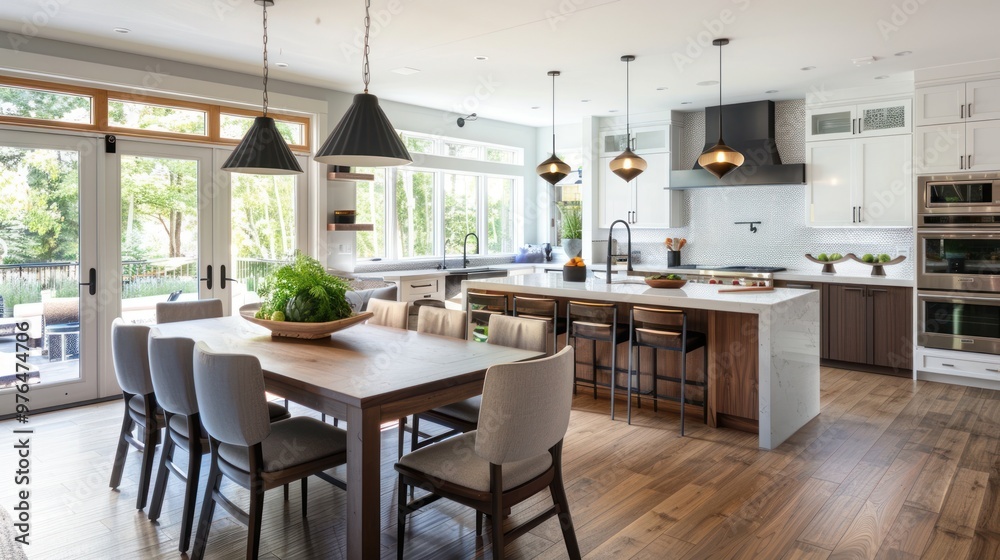 Modern Kitchen and Dining Room Interior Design Modern Kitchen and Dining Room Interior Design