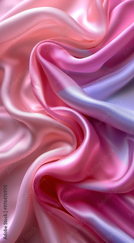 Obraz premium Pink Silk Fabric Texture