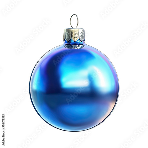 Christmas Tree And Decoration isolated on Transparency Background, Generative AI