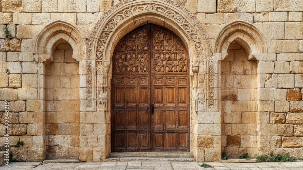 Saydet ain El Dhahab Church Door Laklouk Lebanon Saydet ain El Dhahab Church Door Laklouk Lebanon