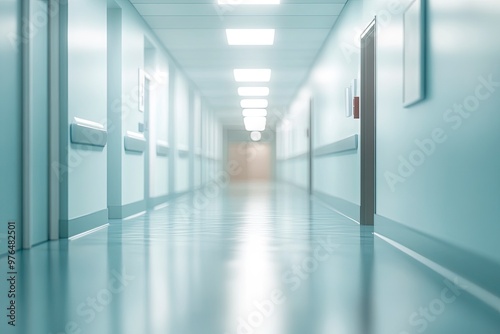 Wallpaper Mural Abstract blur hospital clinic medical interior background stock photo Office, Backgrounds, Medical Clinic, Defocused, Hospital, ai Torontodigital.ca
