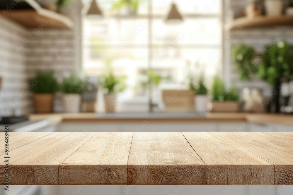 kitchen table background, wood counter top on blur of white clean abstract home interior with bokeh. used for display or montage your wooden for dining background. tabl banner, podium , ai kitchen table background, wood counter top on blur of white clean abstract home interior with bokeh. used for display or montage your wooden for dining background. tabl banner, podium , ai