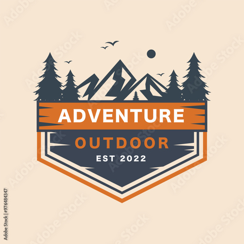 Wallpaper Mural Modern Adventure Outdoor Logo Design Torontodigital.ca