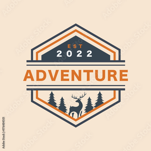 Modern Adventure Outdoor Logo Design