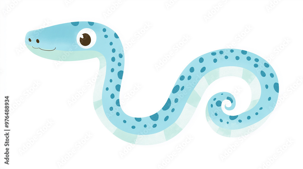 Fototapeta premium 2025년 새해 인사와 귀여운 뱀 일러스트 배경