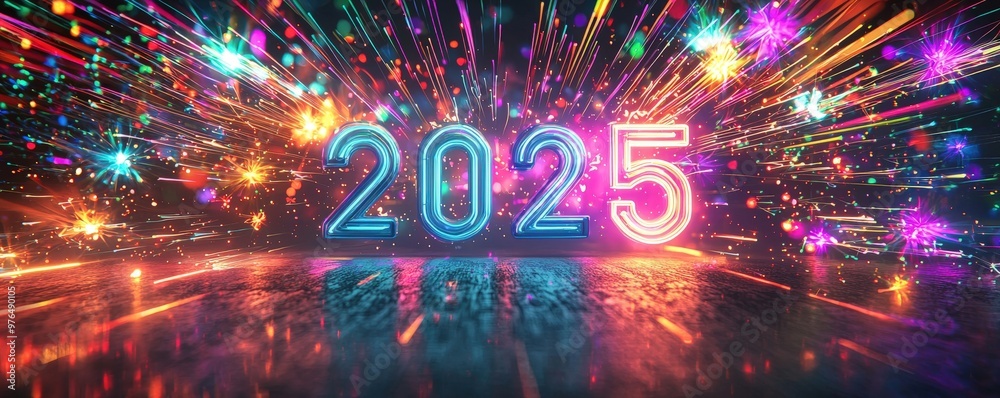 Illuminated year Illuminated year
