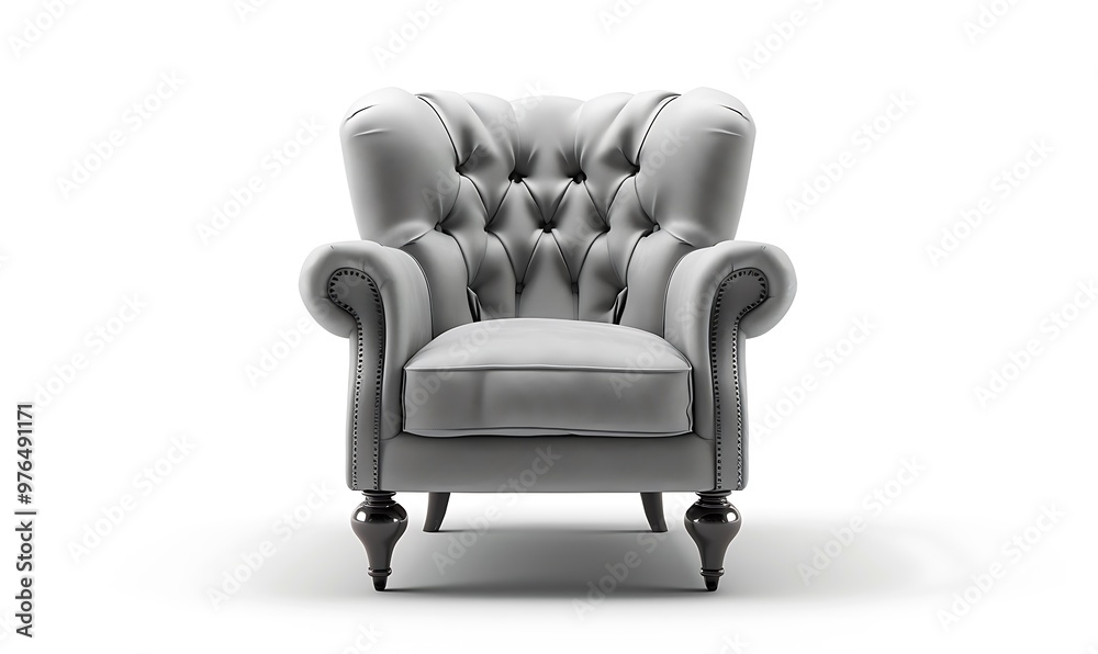 Classic armchair isolated on white background Classic armchair isolated on white background