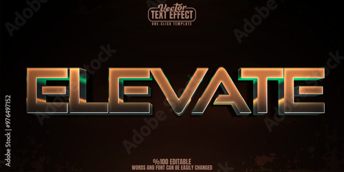 Movie editable text effect, customizable film and cinema 3d font style