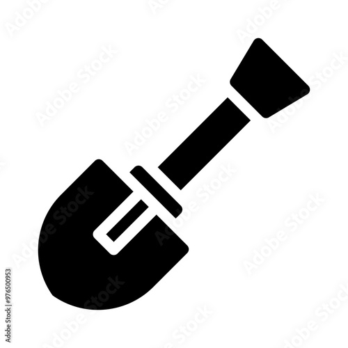 shovel glyph icon