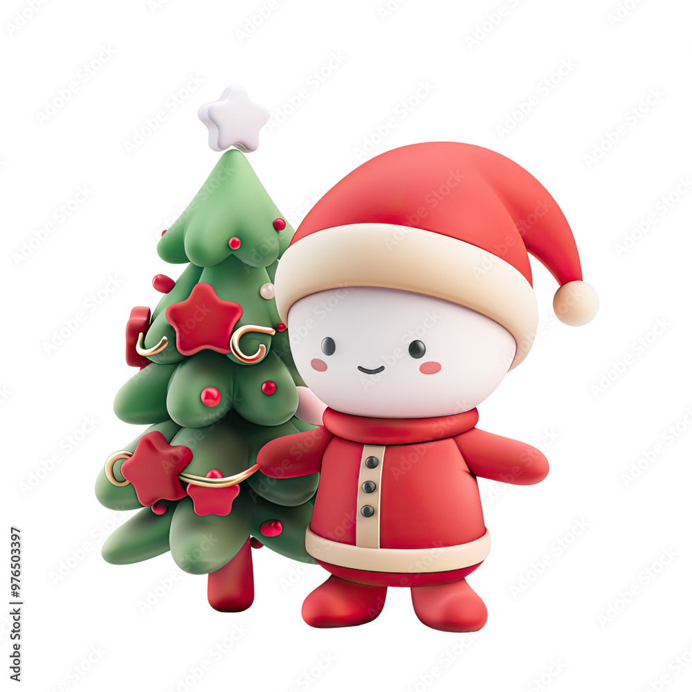 Santa Claus Transparency Background, Generative AI Santa Claus Transparency Background, Generative AI