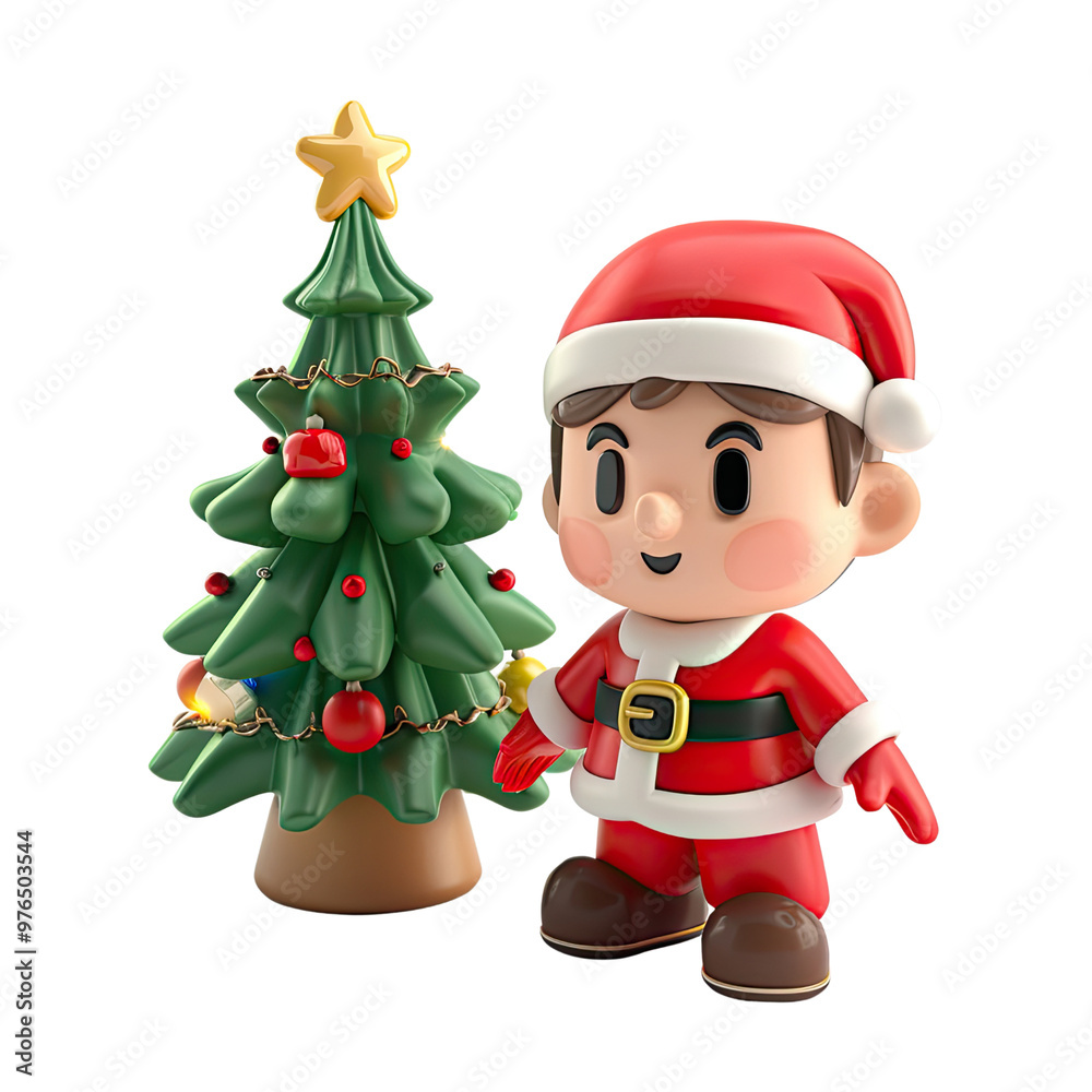 Santa Claus Transparency Background, Generative AI Santa Claus Transparency Background, Generative AI