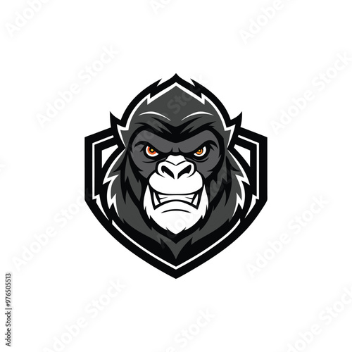 Free Download Gorilla head mascot logo vector icon illustration design element. - GFXLoad
