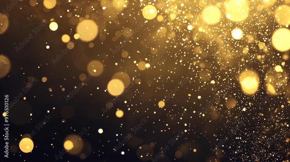 Abstract Golden Bokeh Lights Background Festive Sparkle Holiday Celebration Glamour Abstract Golden Bokeh Lights Background Festive Sparkle Holiday Celebration Glamour