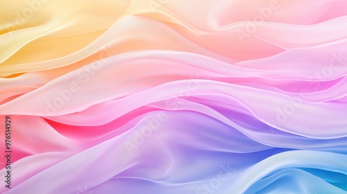 Abstract Pastel Gradient Fabric Texture Background