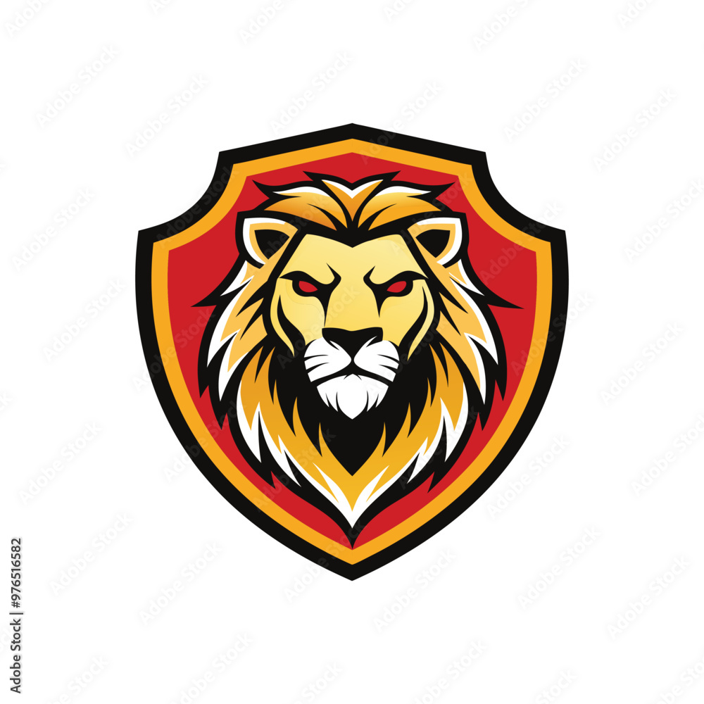 Lion head logo template vector icon illustration for sport team or corporate Lion head logo template vector icon illustration for sport team or corporate