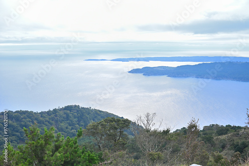 日本　宮城県　石巻市　金華山頂上の風景
