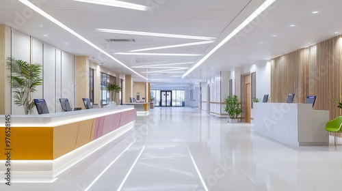 Modern Office Reception Area