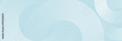 Modern abstract background. Glossy white gradient circle lines. Minimal geometric pattern. Simple graphic elements. Futuristic concept.