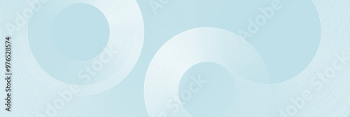 Modern abstract background. Glossy white gradient circle lines. Minimal geometric pattern. Simple graphic elements. Futuristic concept.